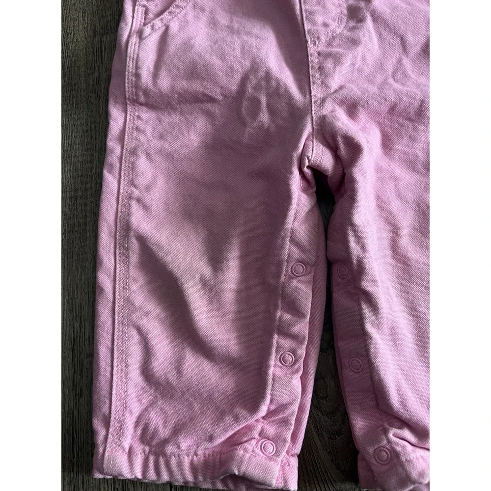 Carhartt Bibs Girls Size 12 Months Lined